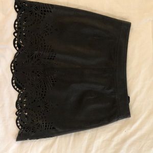 Leather skirt